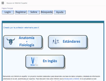 Tablet Screenshot of es.wikivet.net